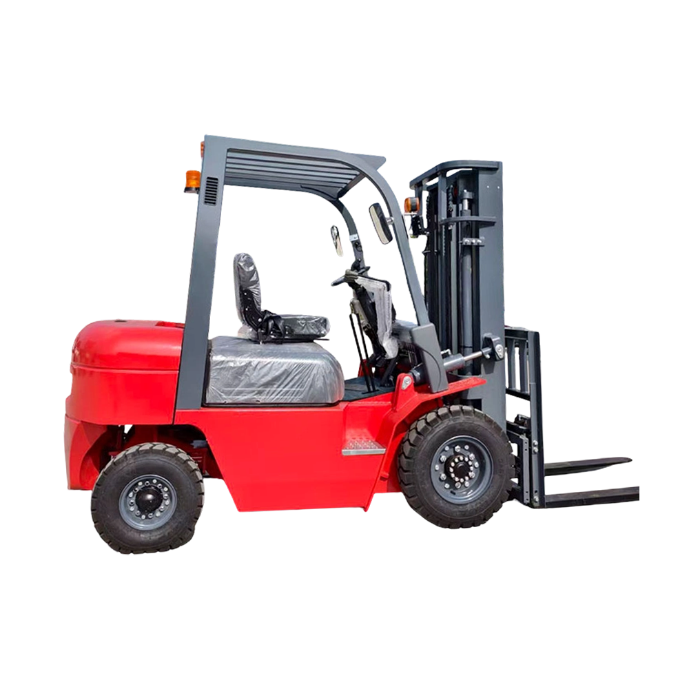 Pneu gonflable de 3 m de hauteur standard, chariot élévateur diesel de 2,5 tonnes